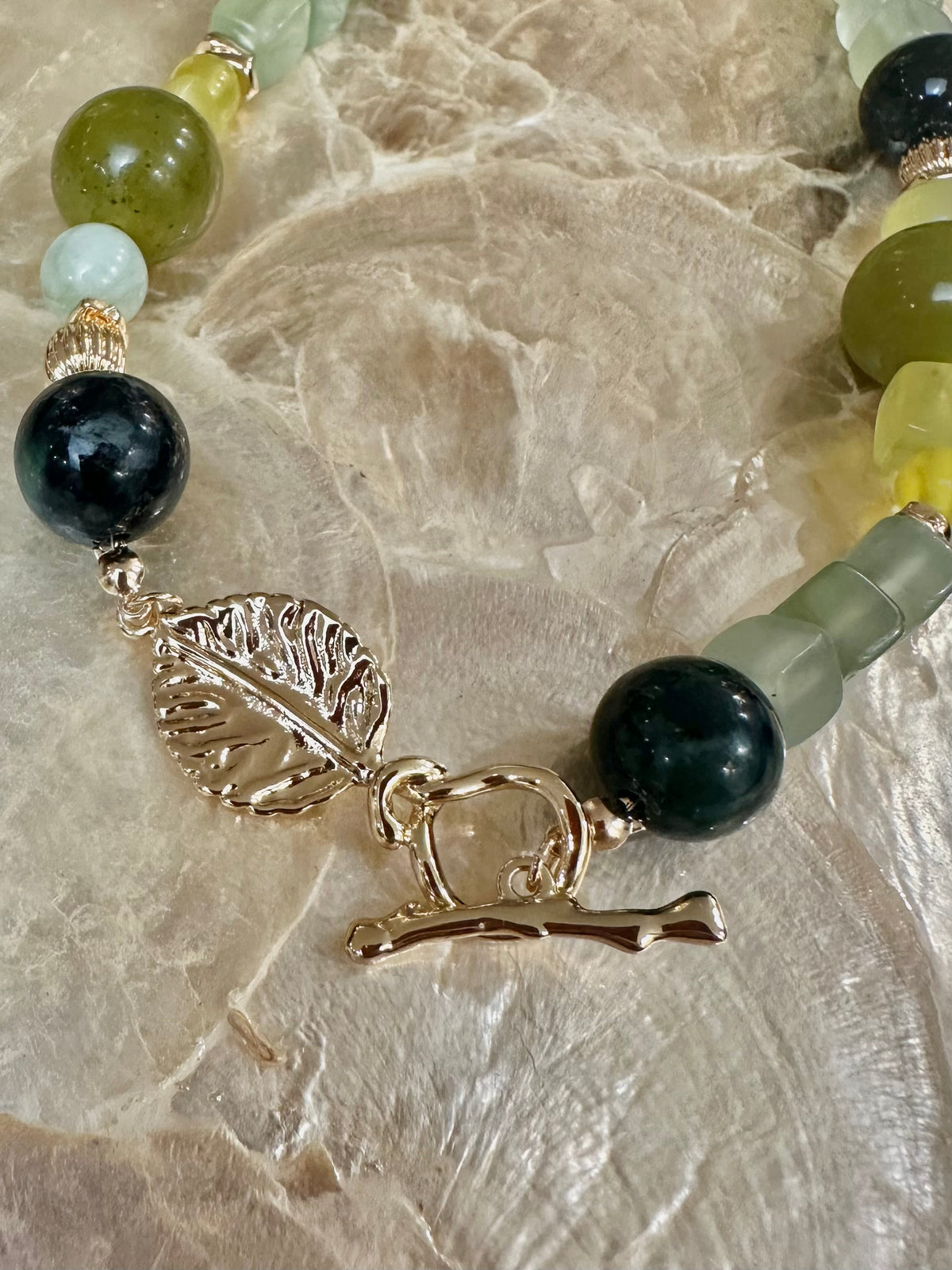 Xiuyu Jade Statement Sweater Necklace