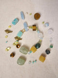 Mixed Natural Stone Garden‑Inspired Bracelet
