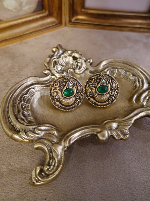 Daphnia Vintage Motif Earrings