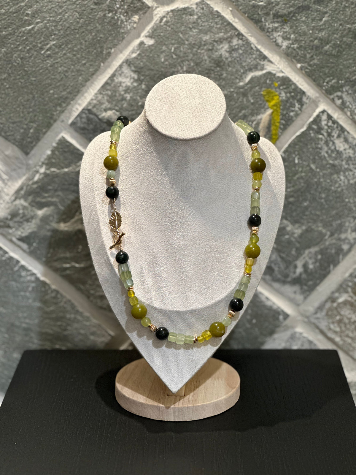 Xiuyu Jade Statement Sweater Necklace